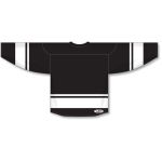 Athletic Knit H6400-221 League Hockey Jersey - Black/White - Rear