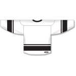 Athletic Knit H6400-222 League Hockey Jersey - White/Black - Rear