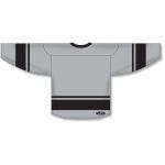 Athletic Knit H6400-822 League Hockey Jersey - Grey/Black - Rear