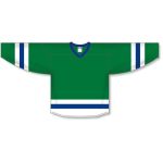 Athletic Knit H6500-347 League Hockey Jersey - Kelly/White/Royal - Front