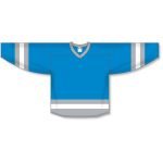 Athletic Knit H6500-459 League Hockey Jersey - Pro Blue/Grey/White - Front