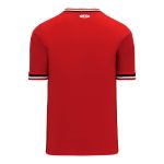 Athletic Knit S1333-414 Soccer Jersey - Red/Black/White - Rear