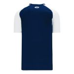 Athletic Knit S1375-216 Soccer Jersey - Navy/White - Rear