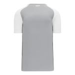 Athletic Knit S1375-245 Soccer Jersey - Grey/White - Rear