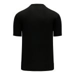 Athletic Knit S1800-001 Soccer Jersey - Black - Rear