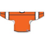 Athletic Knit H7000-330 Select Hockey Jersey - Orange/White/Black - Rear