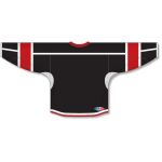 Athletic Knit H7000-348 Select Hockey Jersey - Black/White/Red - Rear