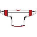 Athletic Knit H7000-415 Select Hockey Jersey - White/Black/Red - Rear