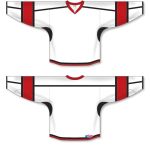 Athletic Knit H7000-415 Select Hockey Jersey - White/Black/Red - Full
