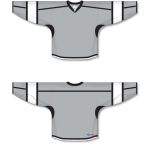 Athletic Knit H7000-973 Select Hockey Jersey - Grey/Black/White - Full