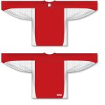 Athletic Knit H7100-208 Select Hockey Jersey - Red/White - Full