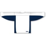 Athletic Knit H7100-217 Select Hockey Jersey - White/Navy - Rear