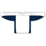 Athletic Knit H7100-217 Select Hockey Jersey - White/Navy - Front