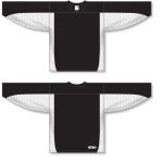 Athletic Knit H7100-221 Select Hockey Jersey - Black/White - Full
