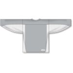 Athletic Knit H7100-245 Select Hockey Jersey - Grey/White - Rear