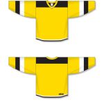 Athletic Knit H7400-256 Select Hockey Jersey - Maize/Black/White - Full