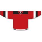 Athletic Knit H7400-414 Select Hockey Jersey - Red/Black/White - Front