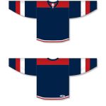 Athletic Knit H7400-764 Select Hockey Jersey - Navy/Red/White - Full