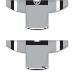 Athletic Knit H7400-973 Select Hockey Jersey - Grey/Black/White - Full