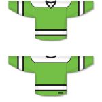 Athletic Knit H7500-107 Select Hockey Jersey - Lime Green/White/Black - Full