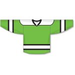 Athletic Knit H7500-107 Select Hockey Jersey - Lime Green/White/Black - Front
