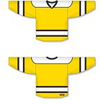 Athletic Knit H7500-256 Select Hockey Jersey - Maize/White/Black - Full