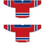 Athletic Knit H7500-344 Select Hockey Jersey - Red/Royal/White - Full