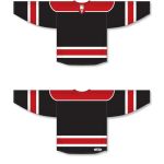 Athletic Knit H7500-348 Select Hockey Jersey - Black/Red/White - Full
