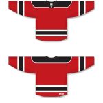 Athletic Knit H7500-414 Select Hockey Jersey - Red/Black/White - Full