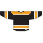 Athletic Knit H7500-437 Select Hockey Jersey - Black/Gold/White - Rear