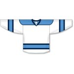 Athletic Knit H7500-474 Select Hockey Jersey - White/Sky/Navy - Front
