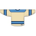 Athletic Knit H7500-545 Select Hockey Jersey - Sand/Sky/Navy - Rear