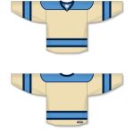 Athletic Knit H7500-545 Select Hockey Jersey - Sand/Sky/Navy - Full