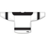 Athletic Knit H7500-627 Select Hockey Jersey - White/Black/Grey - Rear