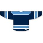 Athletic Knit H7500-761 Select Hockey Jersey - Navy/Sky/White - Rear