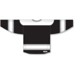 Athletic Knit H7500-918 Select Hockey Jersey - Black/White/Grey - Rear