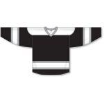 Athletic Knit H7500-918 Select Hockey Jersey - Black/White/Grey - Front