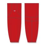 Athletic Knit HS1100-005 Lightweight Pro Hockey Socks - Red - Front