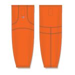 Athletic Knit HS1100-064 Lightweight Pro Hockey Socks - Orange - Front