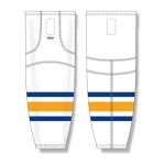 Athletic Knit HS2100-201 Lightweight Pro Hockey Socks - 2021 Buffalo White - Front