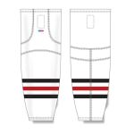 Athletic Knit HS2100-305 Lightweight Pro Hockey Socks - Chicago White - Front