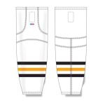 Athletic Knit HS2100-315 Lightweight Pro Hockey Socks - Pittsburgh White - Front