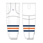 Athletic Knit HS2100-371 Lightweight Pro Hockey Socks - 2017 Edmonton White - Front