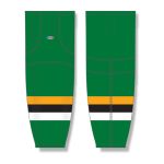 Athletic Knit HS2100-406 Lightweight Pro Hockey Socks - Minnesota Kelly With Black Stripe - Front