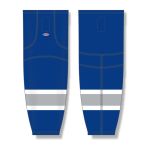 Athletic Knit HS2100-446 Lightweight Pro Hockey Socks - Royal/Grey/White - Front