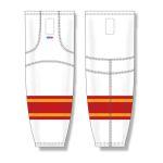 Athletic Knit HS2100-472 Lightweight Pro Hockey Socks - 2021 Calgary White - Front