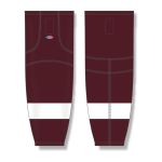 Athletic Knit HS2100-480 Lightweight Pro Hockey Socks - Peterborough Maroon - Front
