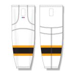 Athletic Knit HS2100-499 Lightweight Pro Hockey Socks - 2007 Boston White - Front
