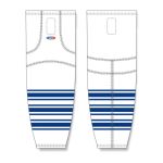 Athletic Knit HS2100-505 Lightweight Pro Hockey Socks - New Toronto White - Front