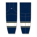 Athletic Knit HS2100-520 Lightweight Pro Hockey Socks - Notre Dame Navy - Front